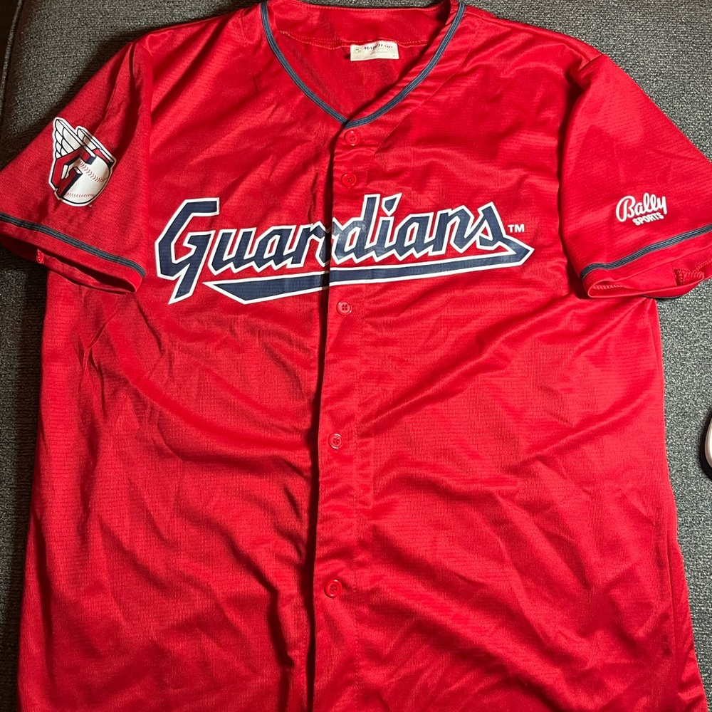 Cleveland Guardians #22 Josh Naylor Red SGA Giveaway Promo Jersey XL Bally Sport
